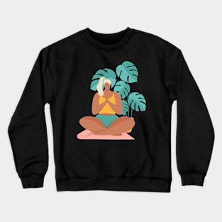 Girl at greenhouse Crewneck Sweatshirt